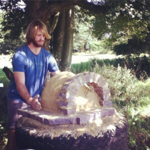 Campsite Cob Oven Construction Image